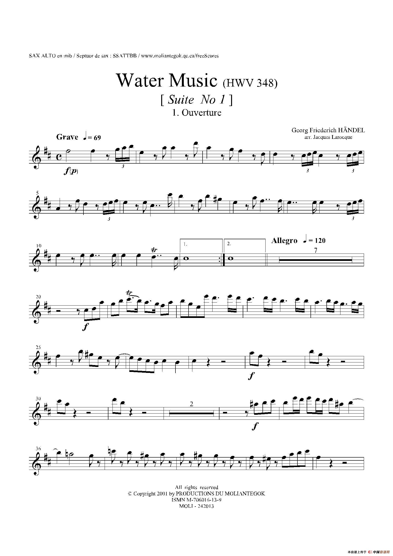 Water Music（HWV.348 No.1）（中音萨克斯）(1)_原文件名：001.jpg