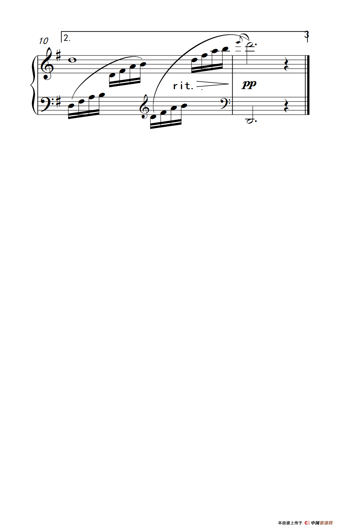 《梁祝》主题曲（约翰·汤普森 成人钢琴教程 第二册）(1)_原文件名：239_46_3.png