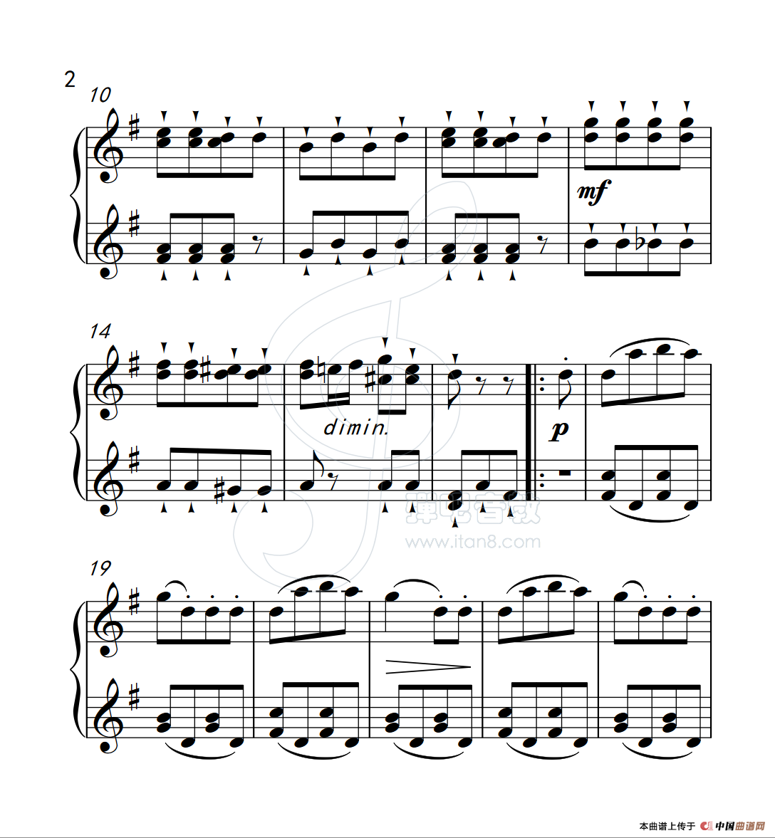 第二级 蜂蜜和三叶草(中国音乐学院钢琴考级作品1~6级)