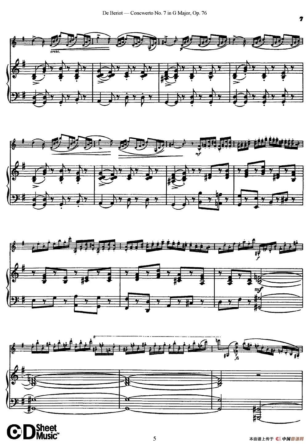 G大调第七协奏曲（Concerto No.7 in G Major）Op.76（小提琴+钢琴伴奏）(1)_原文件名：005.jpg