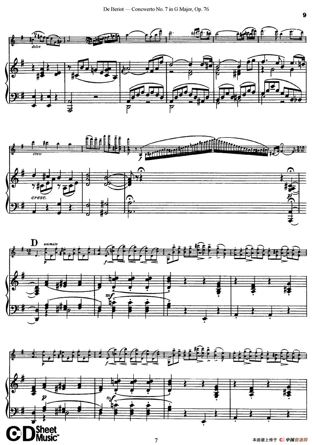 G大调第七协奏曲（Concerto No.7 in G Major）Op.76（小提琴+钢琴伴奏）(1)_原文件名：007.jpg