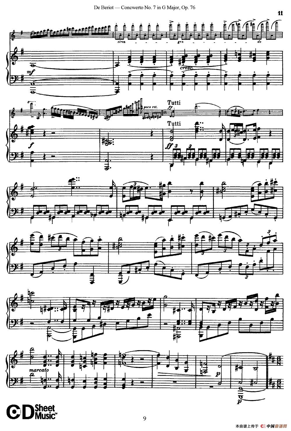 G大调第七协奏曲（Concerto No.7 in G Major）Op.76（小提琴+钢琴伴奏）(1)_原文件名：009.jpg