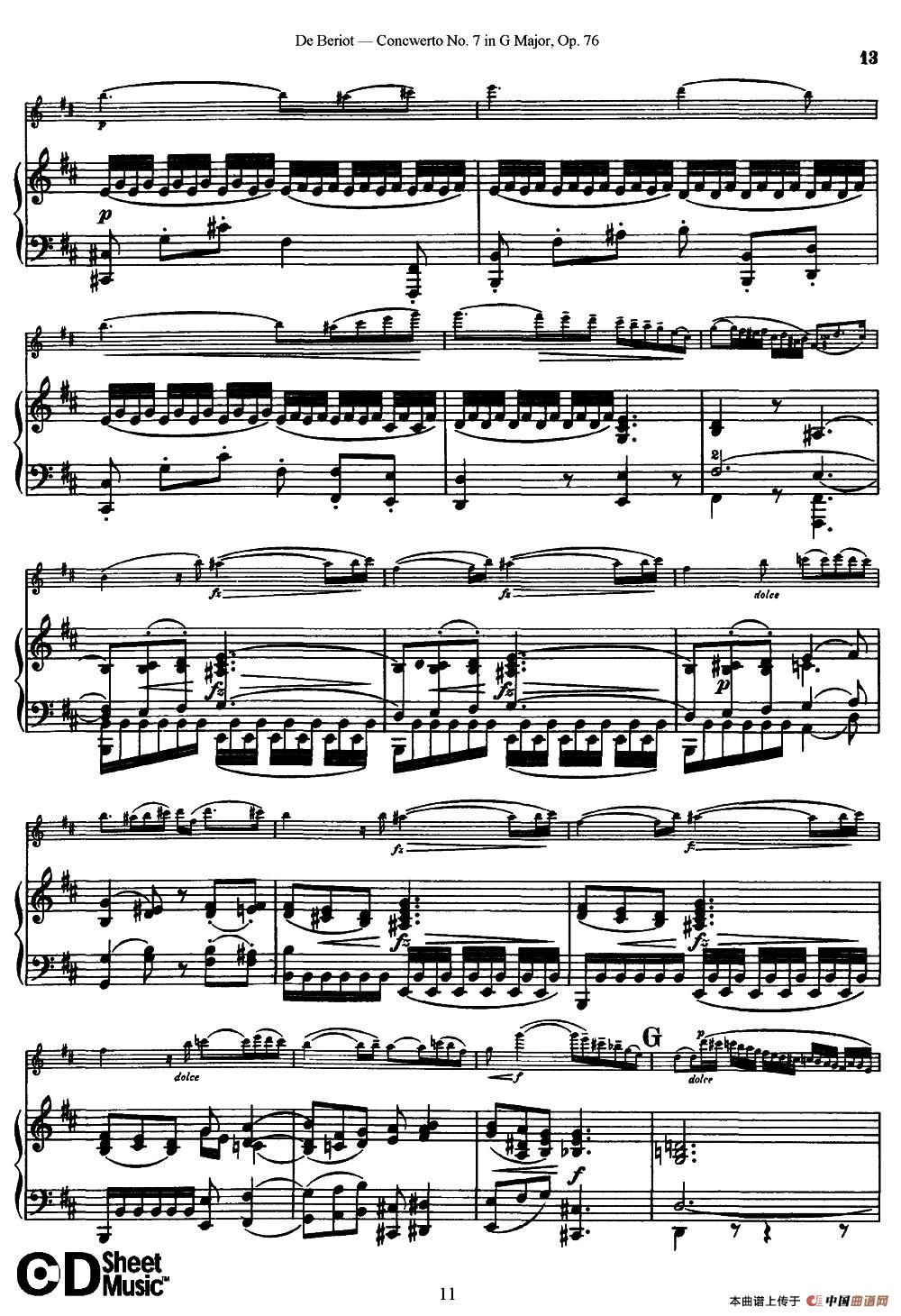 G大调第七协奏曲（Concerto No.7 in G Major）Op.76（小提琴+钢琴伴奏）(1)_原文件名：011.jpg