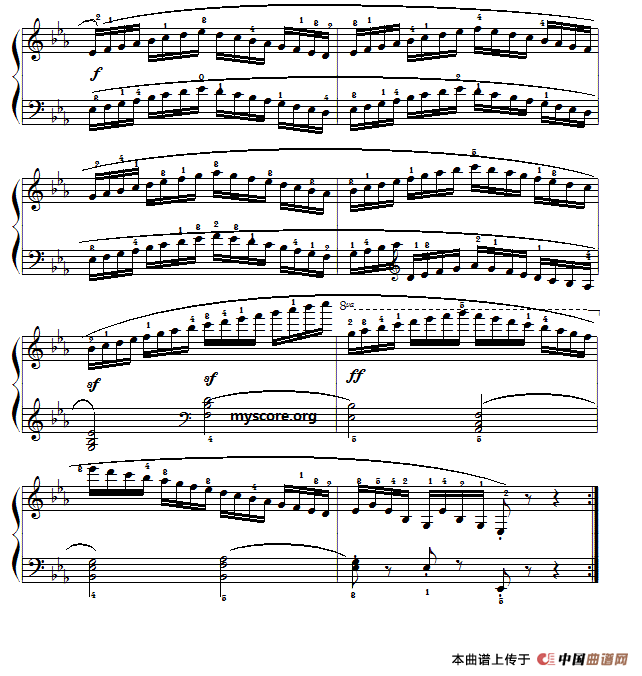 车尔尼(czerny)849第18首曲谱及练习指导