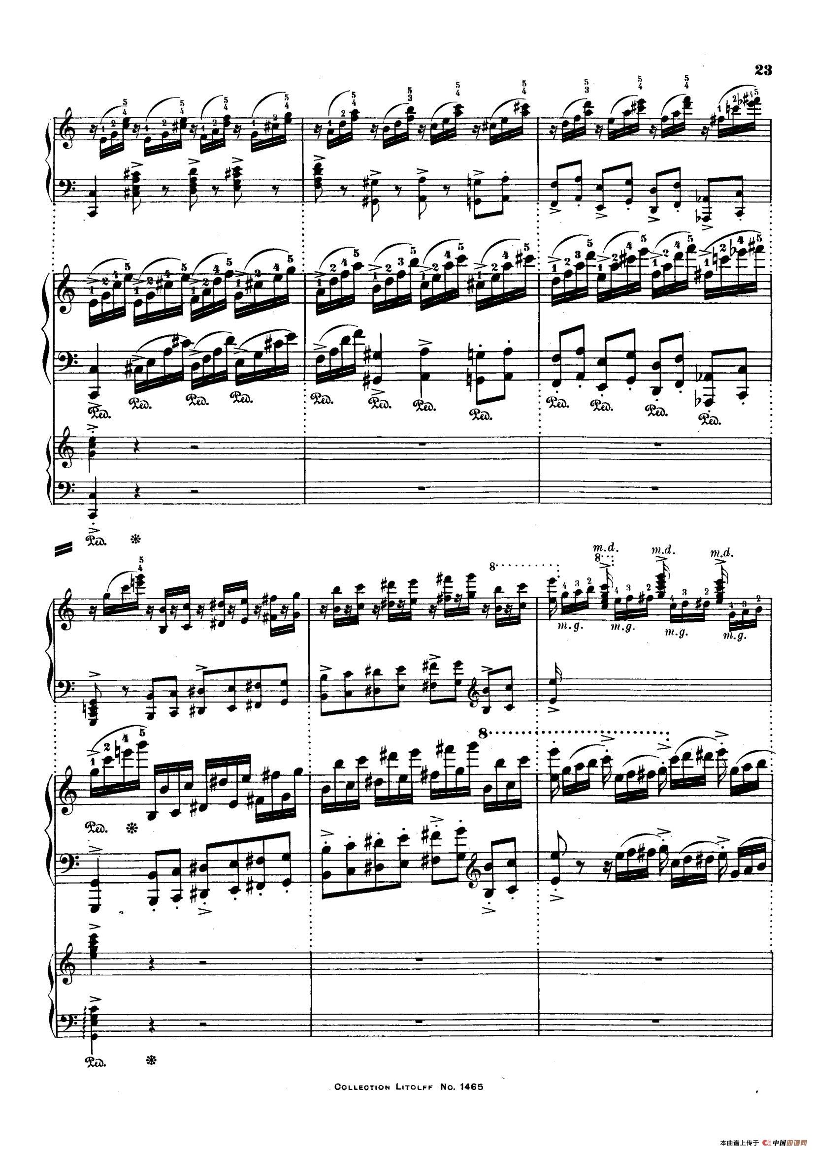 Piano Concerto No.1 in C Major Op.11,（C大调第一钢琴协奏曲·双钢琴）(1)_原文件名：023.jpg