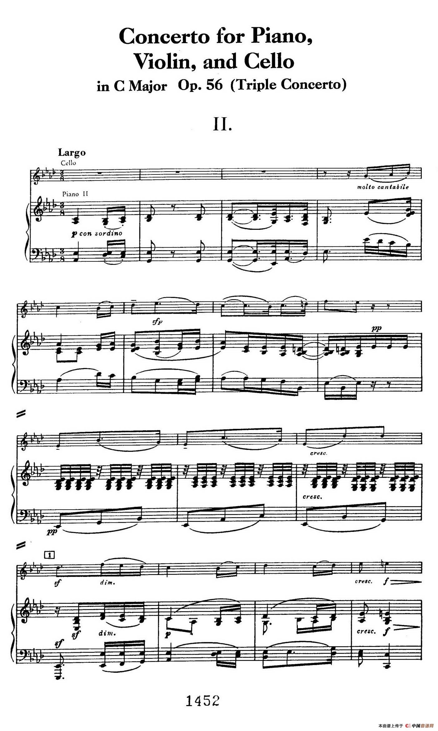 Triple Concerto in C Major Op.56（C大调三重协奏曲·双钢琴·Ⅱ）(1)_原文件名：056.jpg