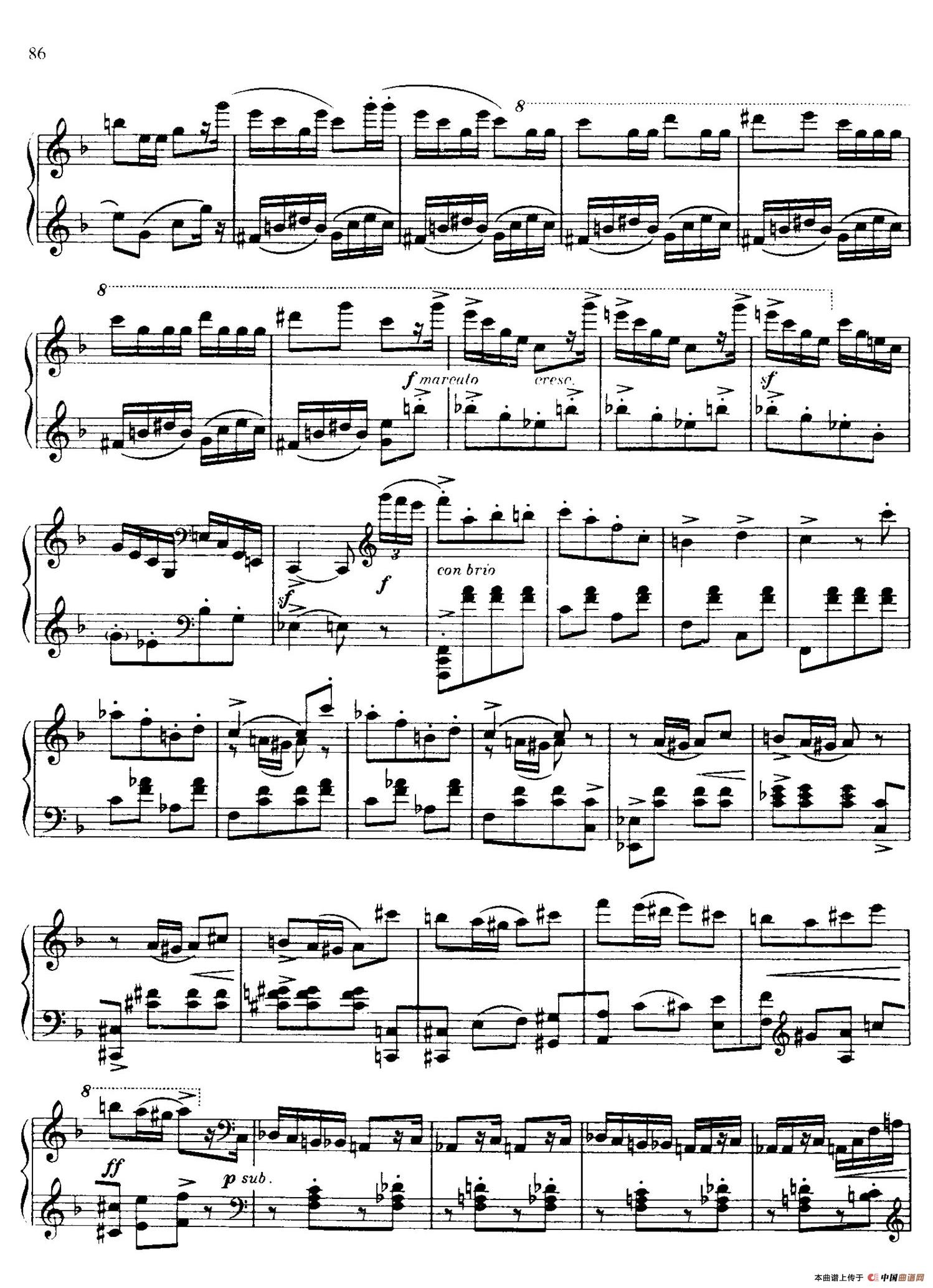 Piano Sonata No.3 in F Major Op.46（F大调第三钢琴奏鸣曲·Ⅲ）(1)_原文件名：023.jpg