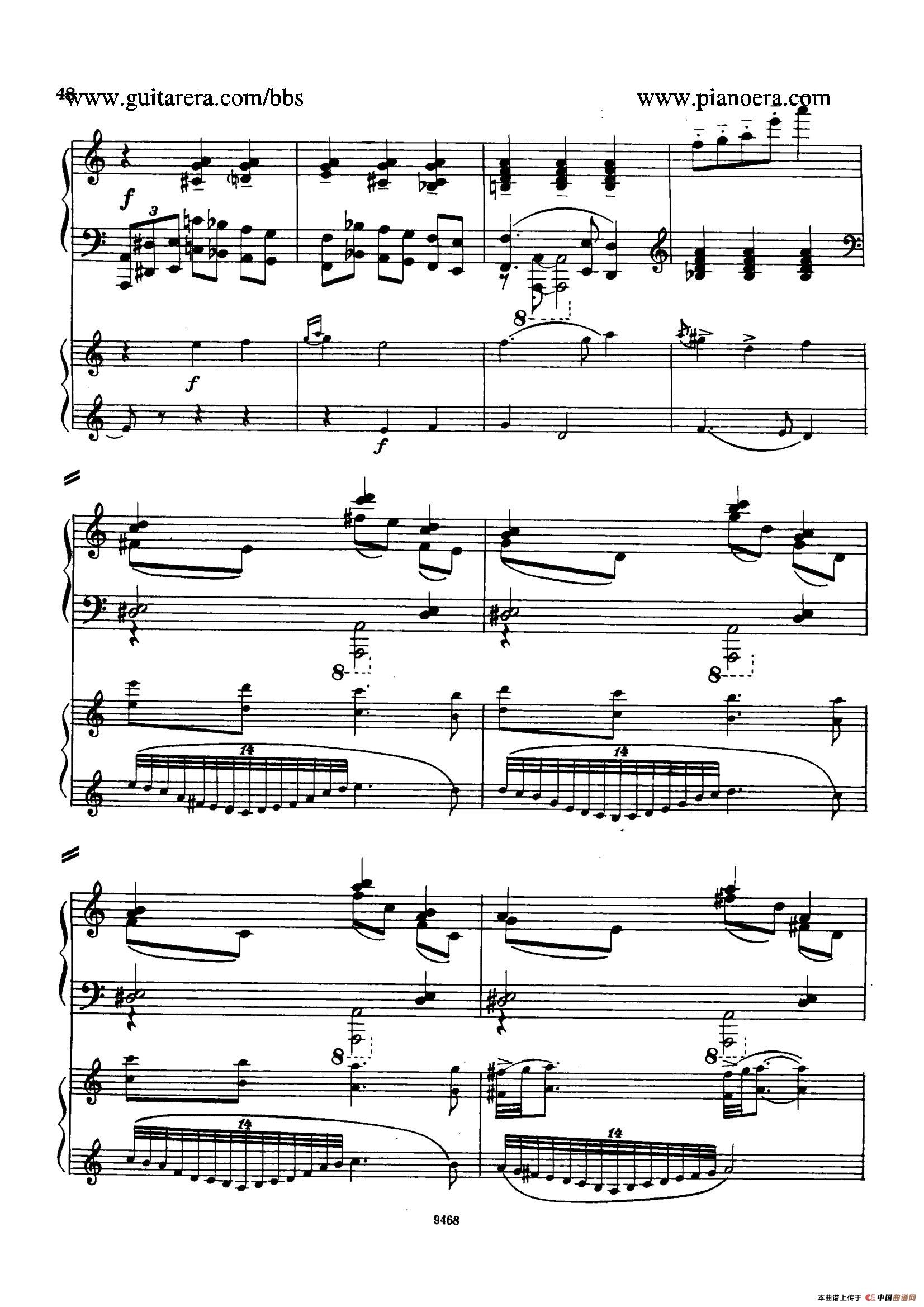 Piano Concerto in D-flat Major Op.37（降D大调钢琴协奏曲·Ⅱ·双钢琴）(1)_原文件名：044.jpg