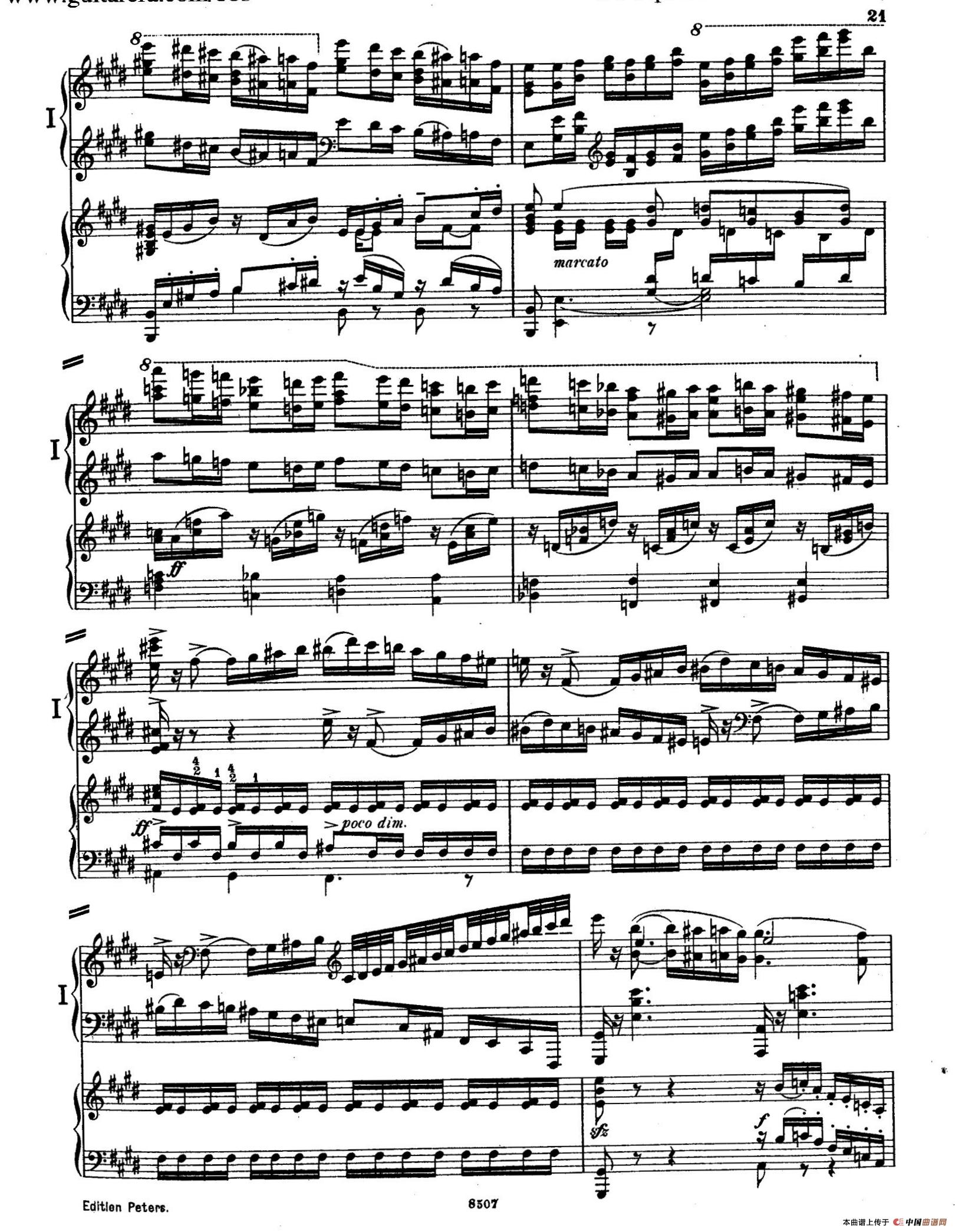Piano Concerto in E Major Op.59（E大调钢琴协奏曲·双钢琴·第一乐章）(1)_原文件名：019.jpg