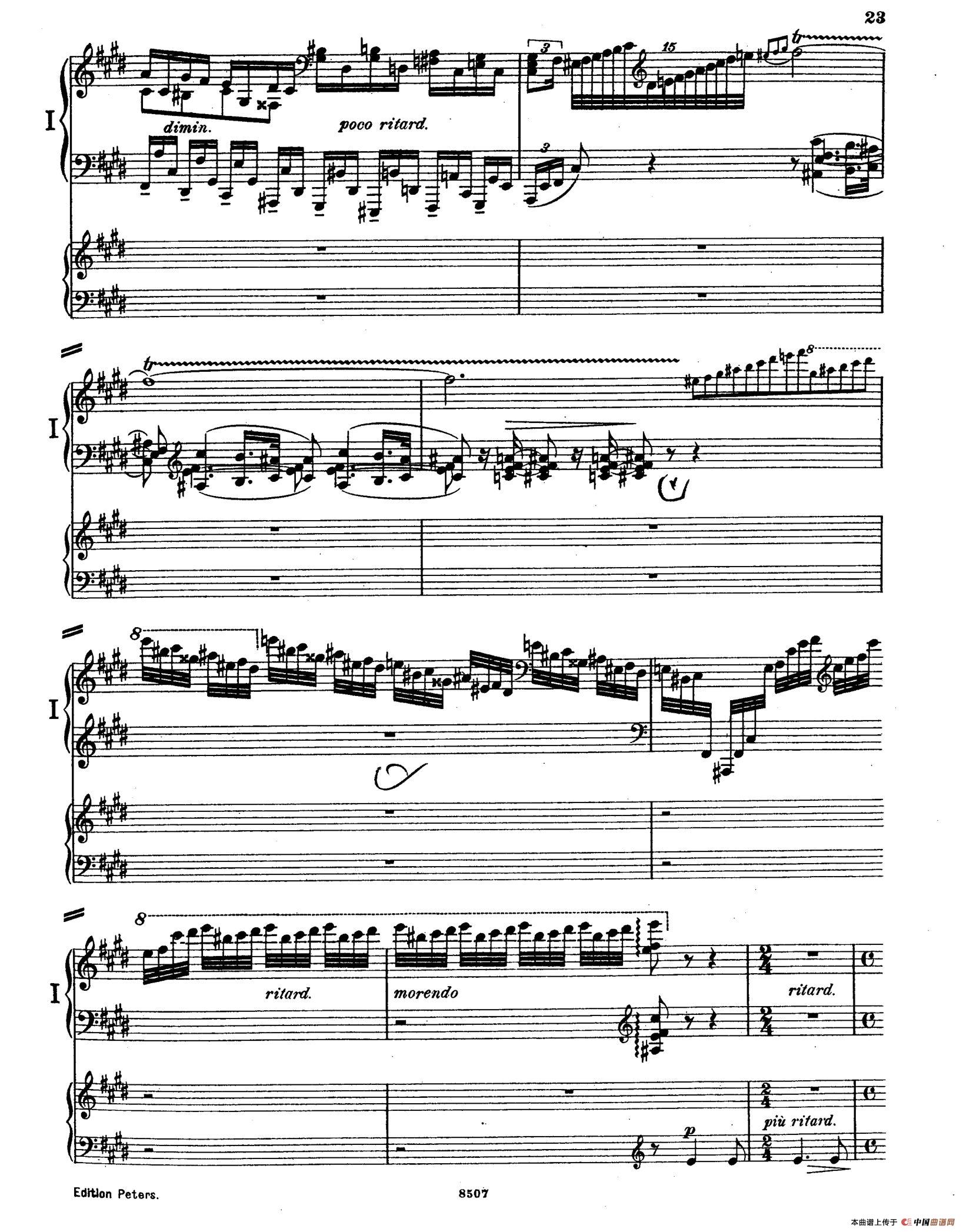 Piano Concerto in E Major Op.59（E大调钢琴协奏曲·双钢琴·第一乐章）(1)_原文件名：021.jpg