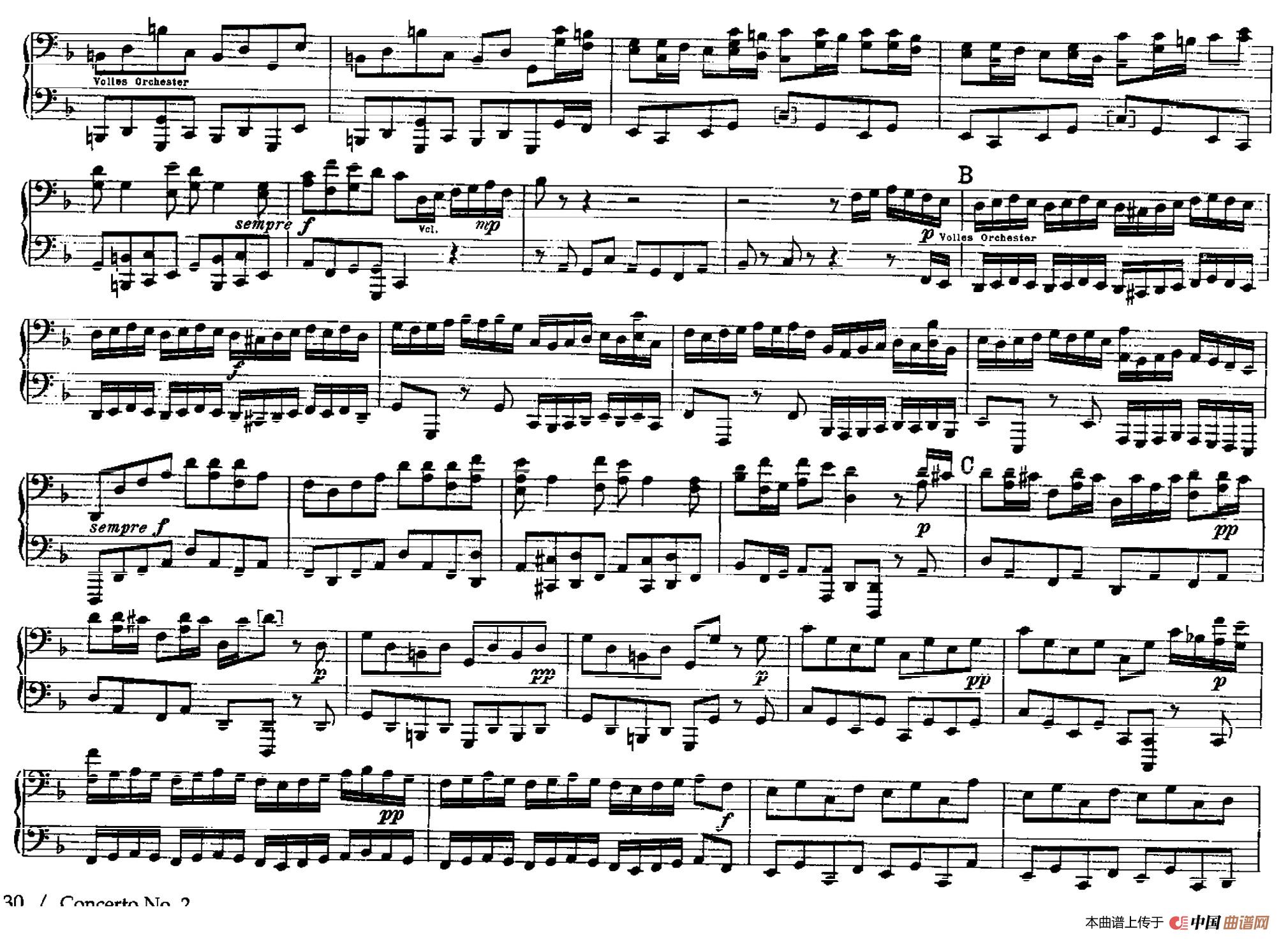 Brandenburg Concerto No.2 in F Major BWV.1047（F大调第二勃兰登堡协奏曲·四手联弹版）(1)_原文件名：003.jpg