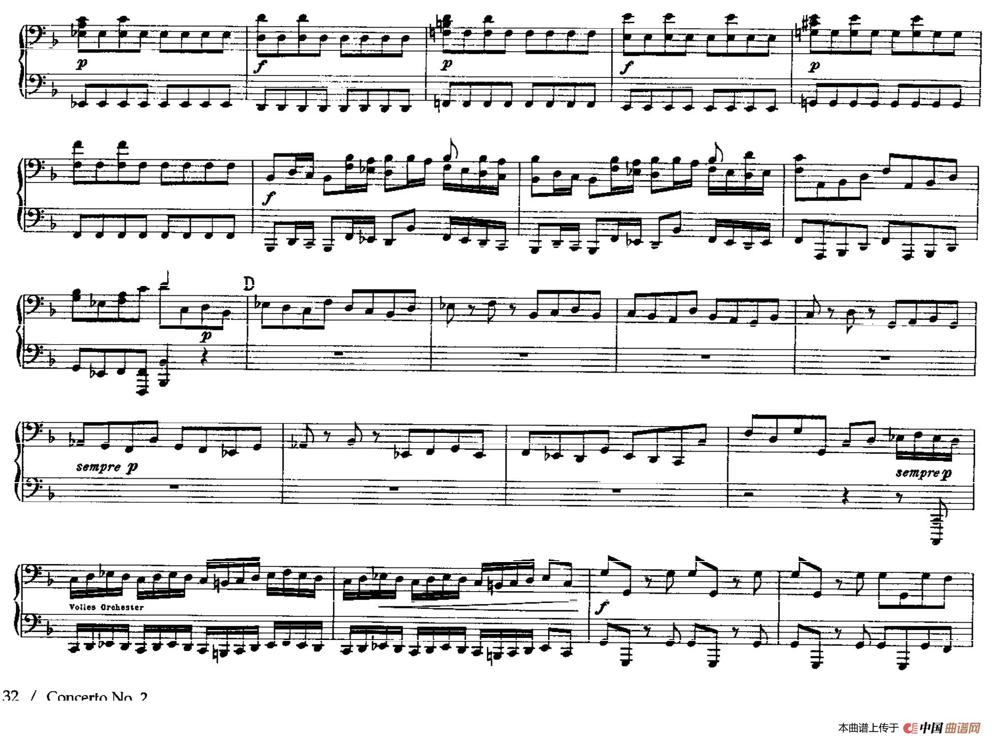 Brandenburg Concerto No.2 in F Major BWV.1047（F大调第二勃兰登堡协奏曲·四手联弹版）(1)_原文件名：005.jpg
