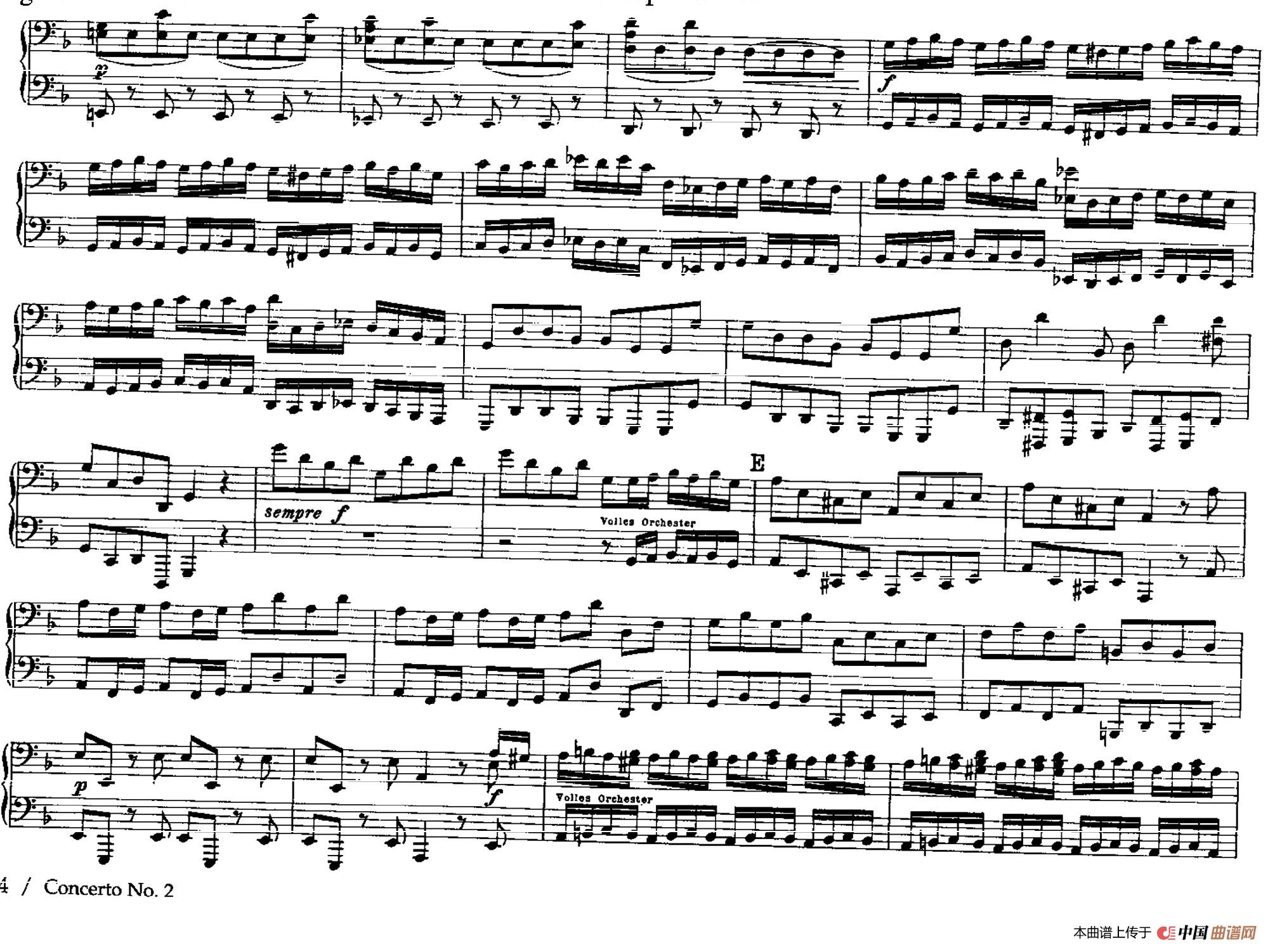 Brandenburg Concerto No.2 in F Major BWV.1047（F大调第二勃兰登堡协奏曲·四手联弹版）(1)_原文件名：007.jpg