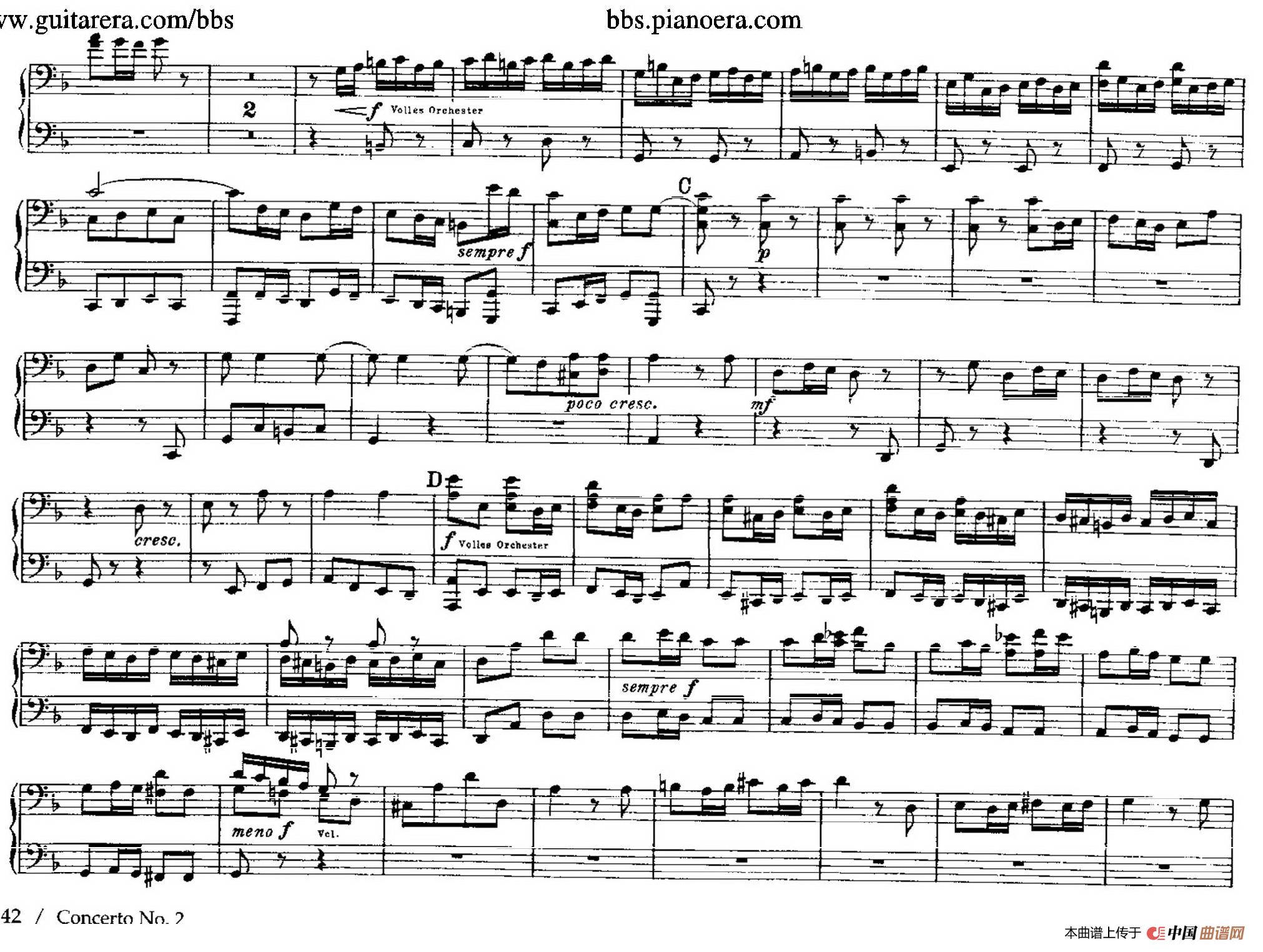Brandenburg Concerto No.2 in F Major BWV.1047（F大调第二勃兰登堡协奏曲·四手联弹版）(1)_原文件名：015.jpg