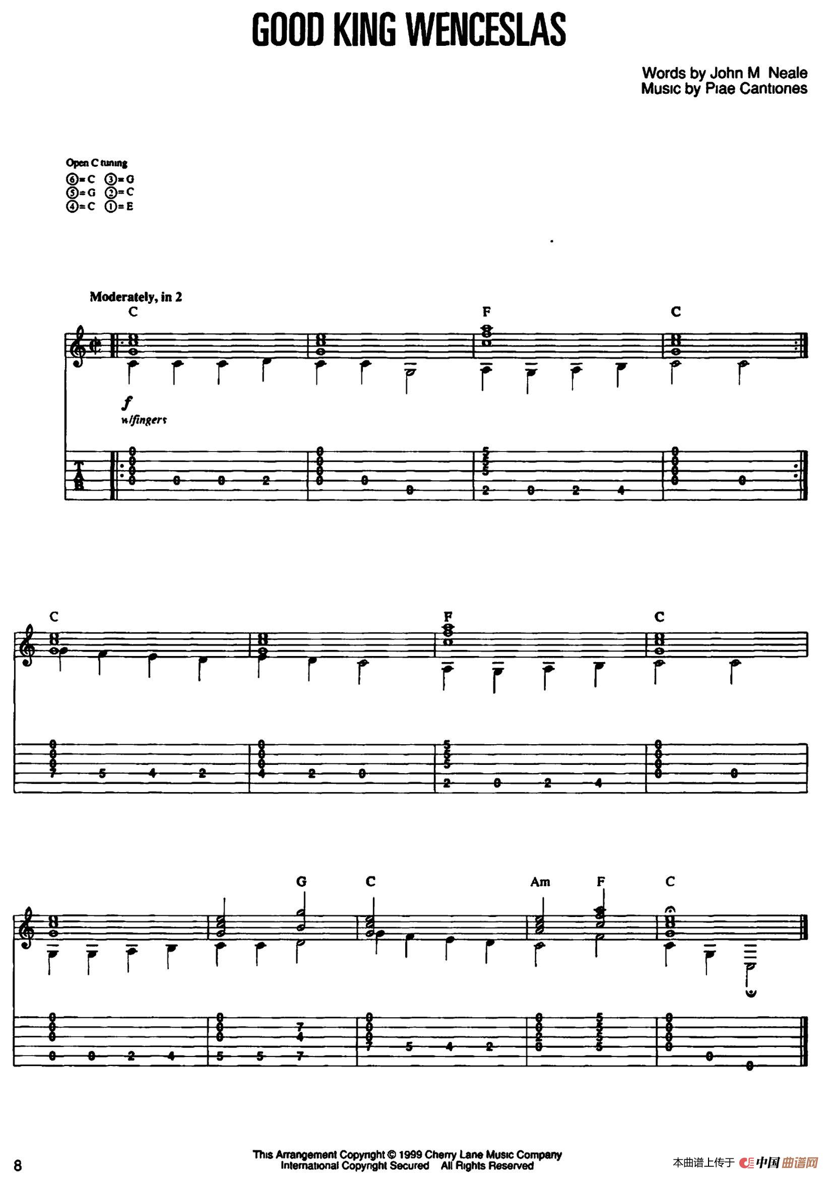 20首经典圣诞颂歌吉他乐谱(6)