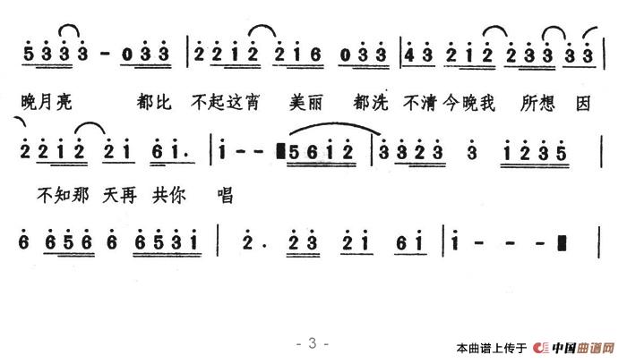 千千阙歌简谱_陈慧娴 e调