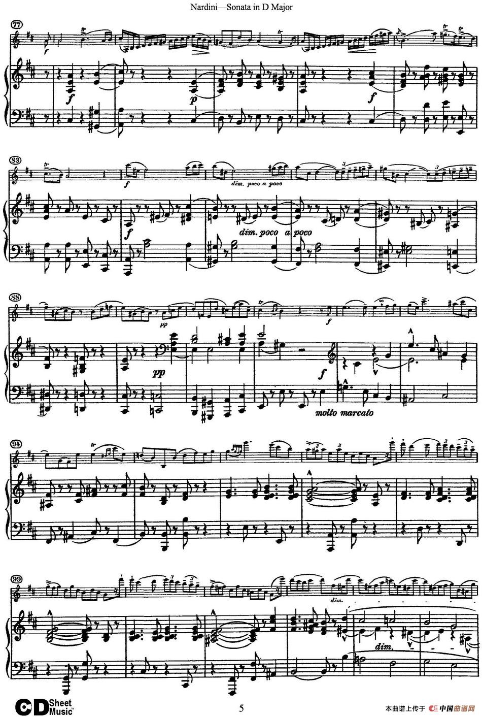 Nardini Violin Sonata in D Major（小提琴+钢琴伴奏）(1)_原文件名：Nardini Violin Sonata in D Major（小提琴+钢琴伴奏）_页面_05.jpg
