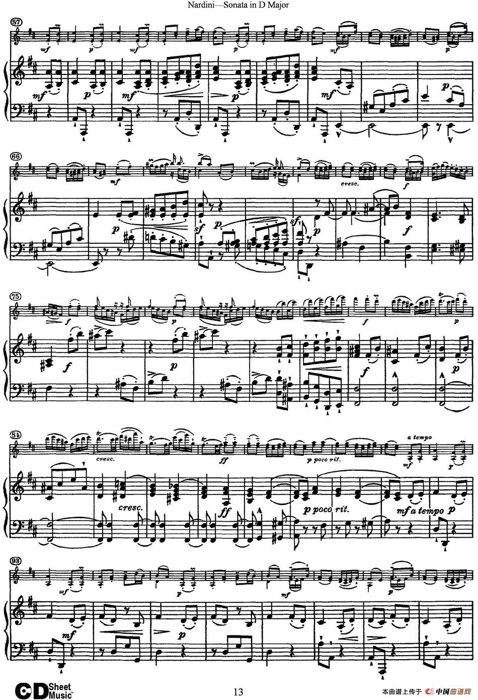Nardini Violin Sonata in D Major（小提琴+钢琴伴奏）(1)_原文件名：Nardini Violin Sonata in D Major（小提琴+钢琴伴奏）_页面_13.jpg