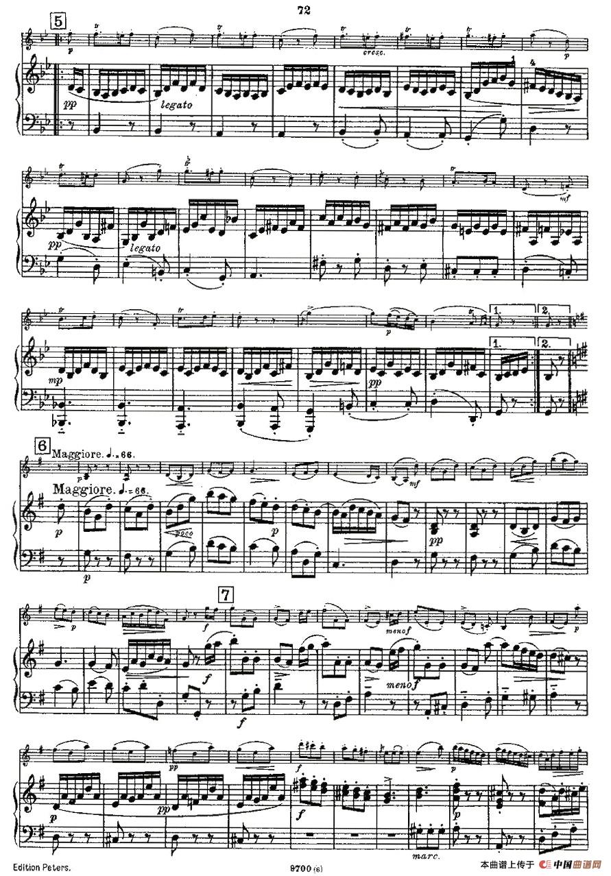 Mozart - Violin Sonata No.6, KV. 301（第六小提琴奏鸣曲）(1)_原文件名：KV. 301-011.jpg
