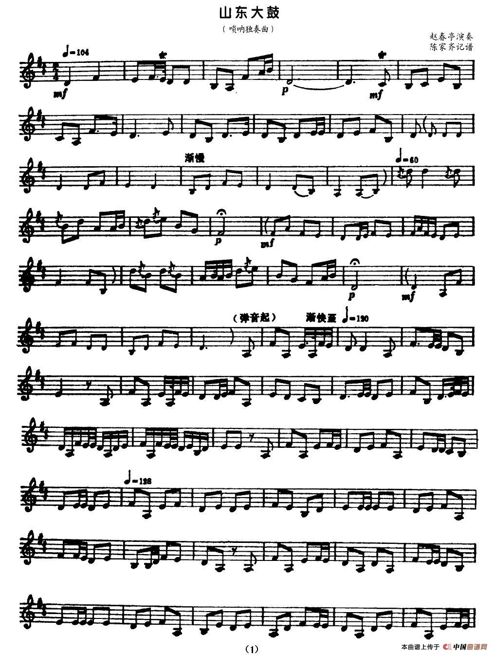 山东大鼓（唢呐谱）(1)_原文件名：图片 (68).jpg